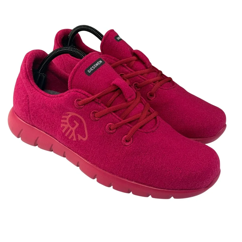 NEW Giesswein Merino Runner Sneakers Womens 42 Pink Wool Lightweight Minimalist